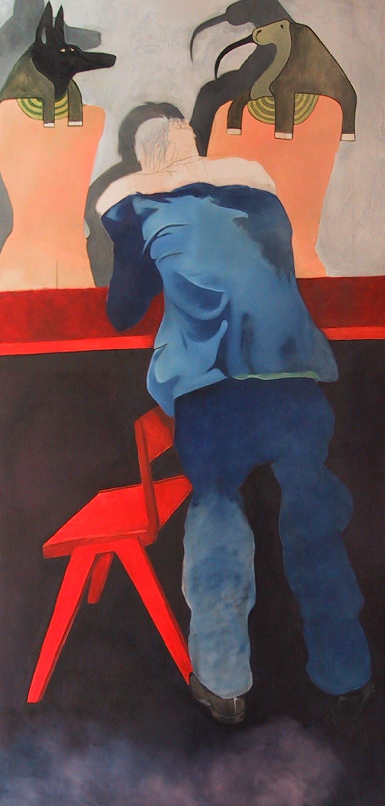 250x120 cm, oil on canvas, 1999