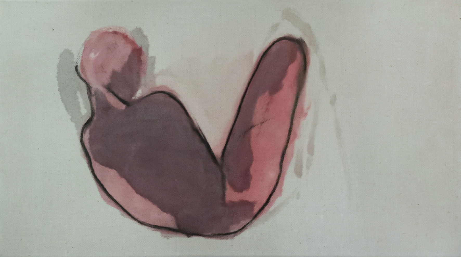 25x44 cm, oil on canvas, 2020
