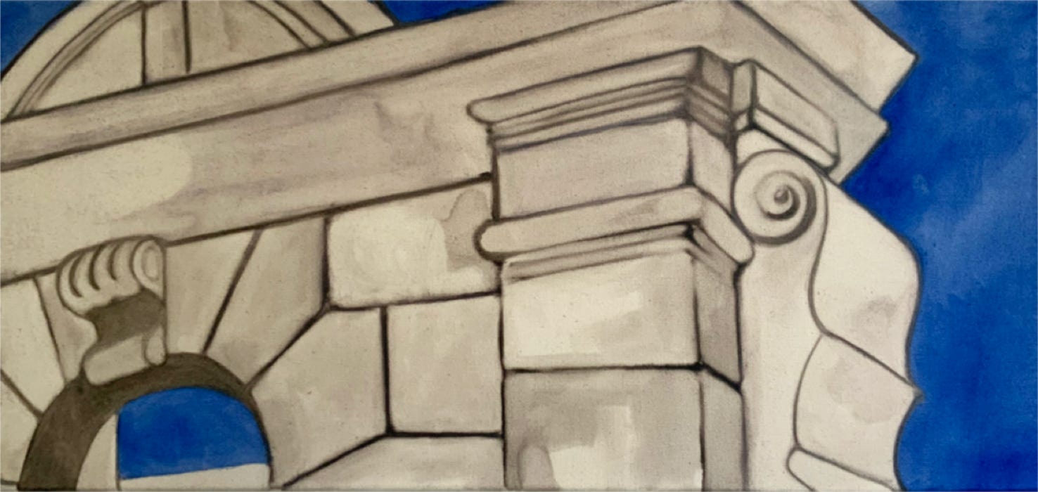 30x65 cm, oil on canvas, 2020