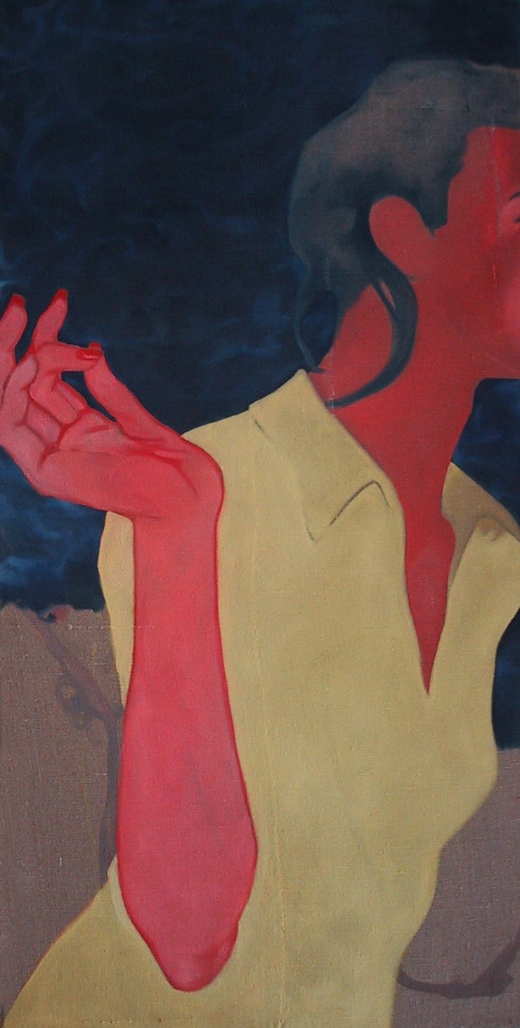 105x53 cm, oil on canvas, 2000