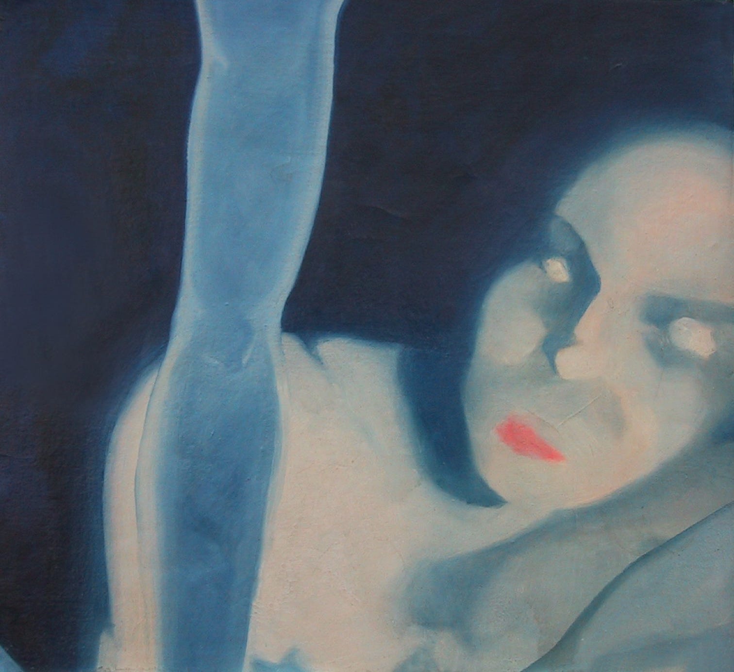 50x60 cm, oil on canvas on wood, 1995